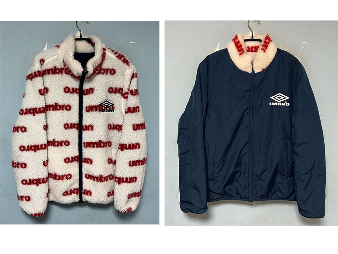 엄브로 양면점퍼 뽀글이 캐주얼 L 100 상품이미지1