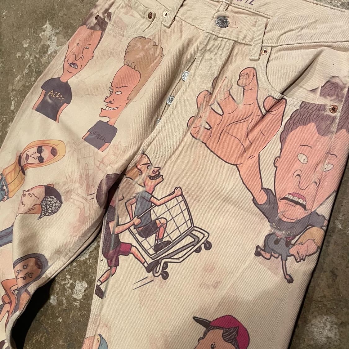 리바이스 커스텀 프린팅진 (31”) 상품이미지4