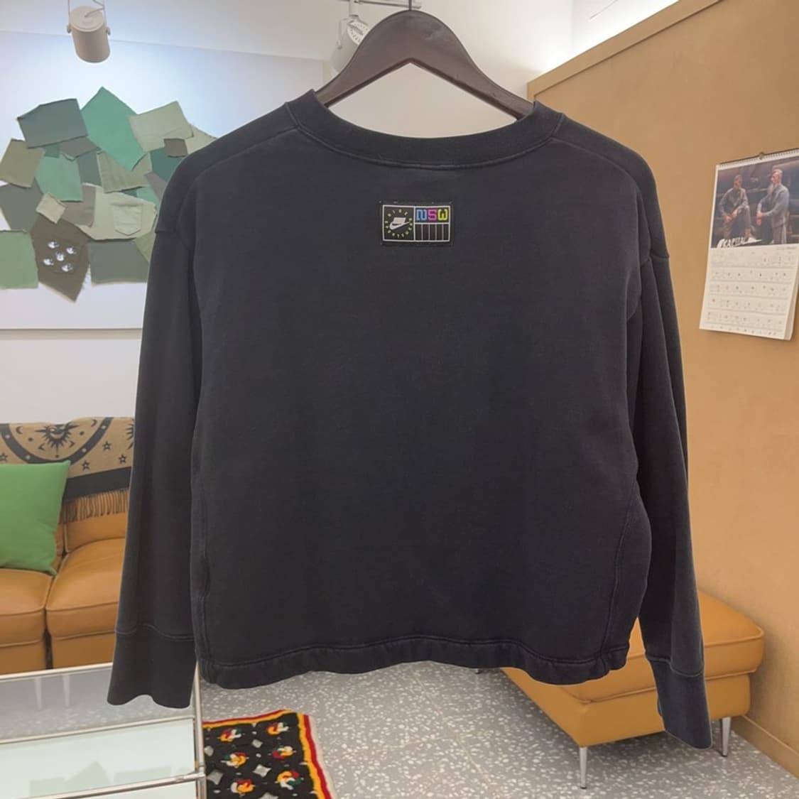 나이키 올드스쿨 러블리힙 빅로고 크롭 맨투맨 S C08462 상품이미지4