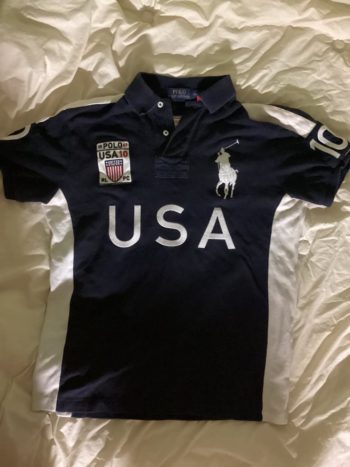 폴로 빅포니 미국 USA 성조기 카라티 상품이미지1