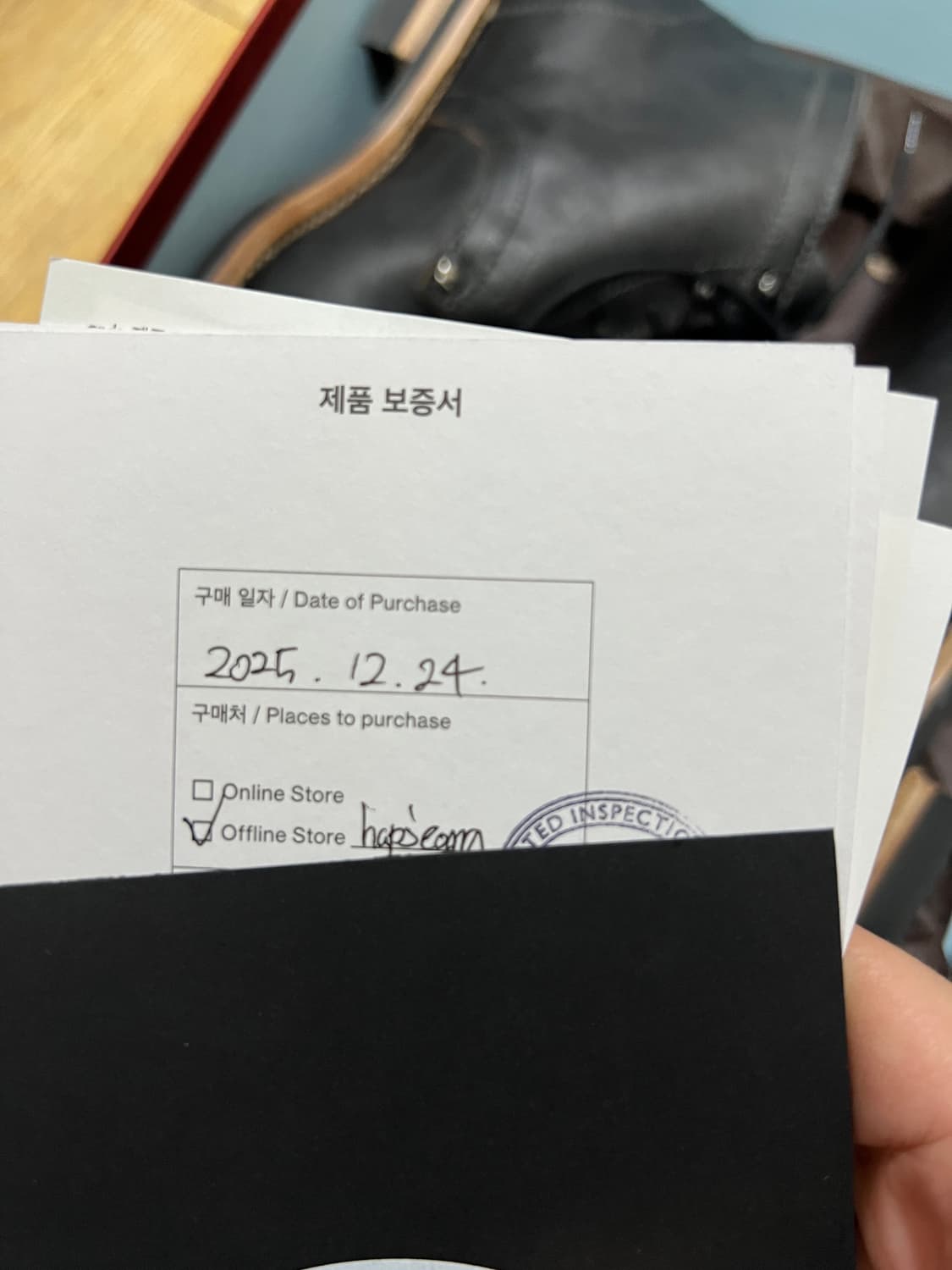 택포45) 그라더스grds 부츠 02 레더 티코어 블랙 255 홀스벗 상품이미지7