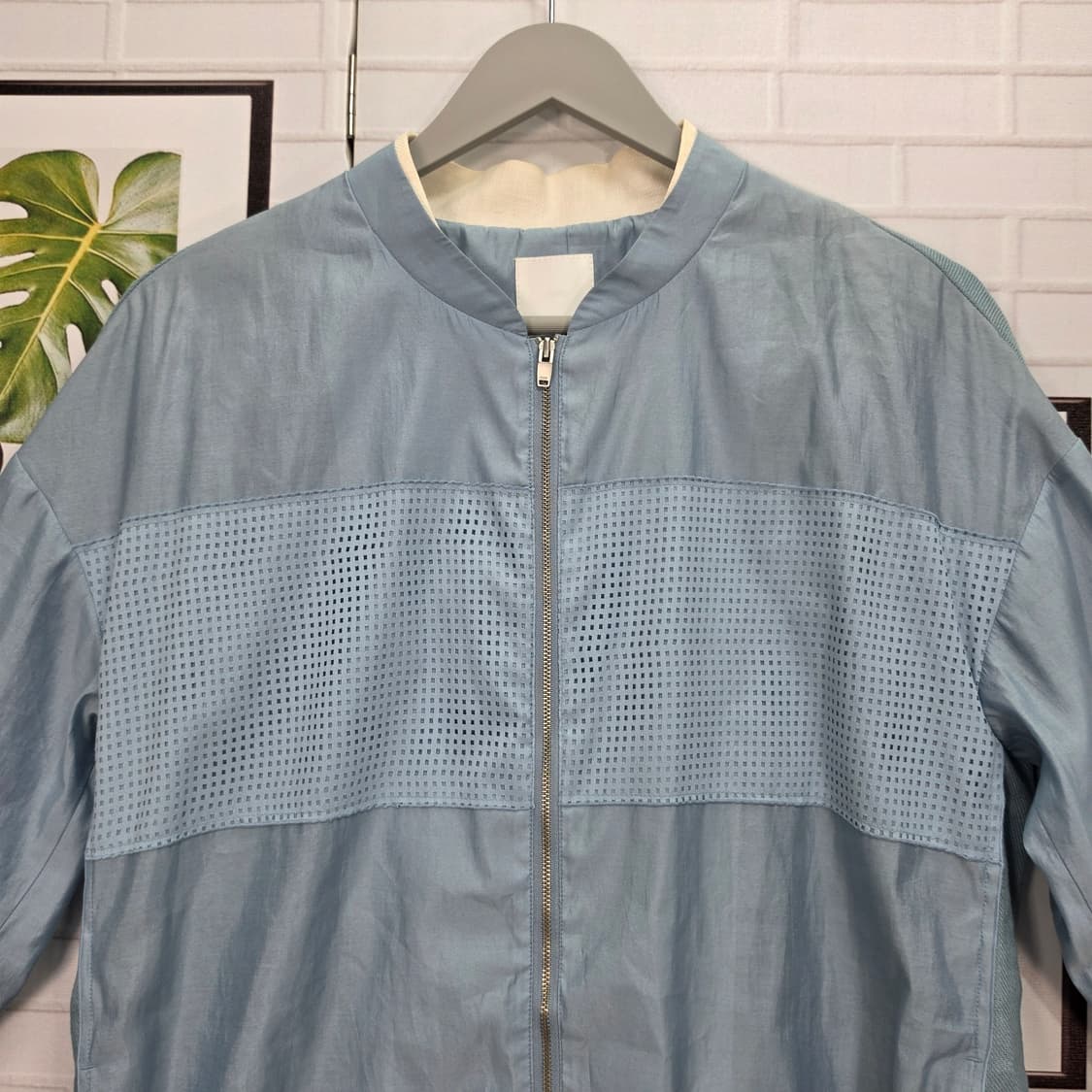 KUHO 구호 마 혼방 집업 롱자켓 55사이즈 상품이미지2