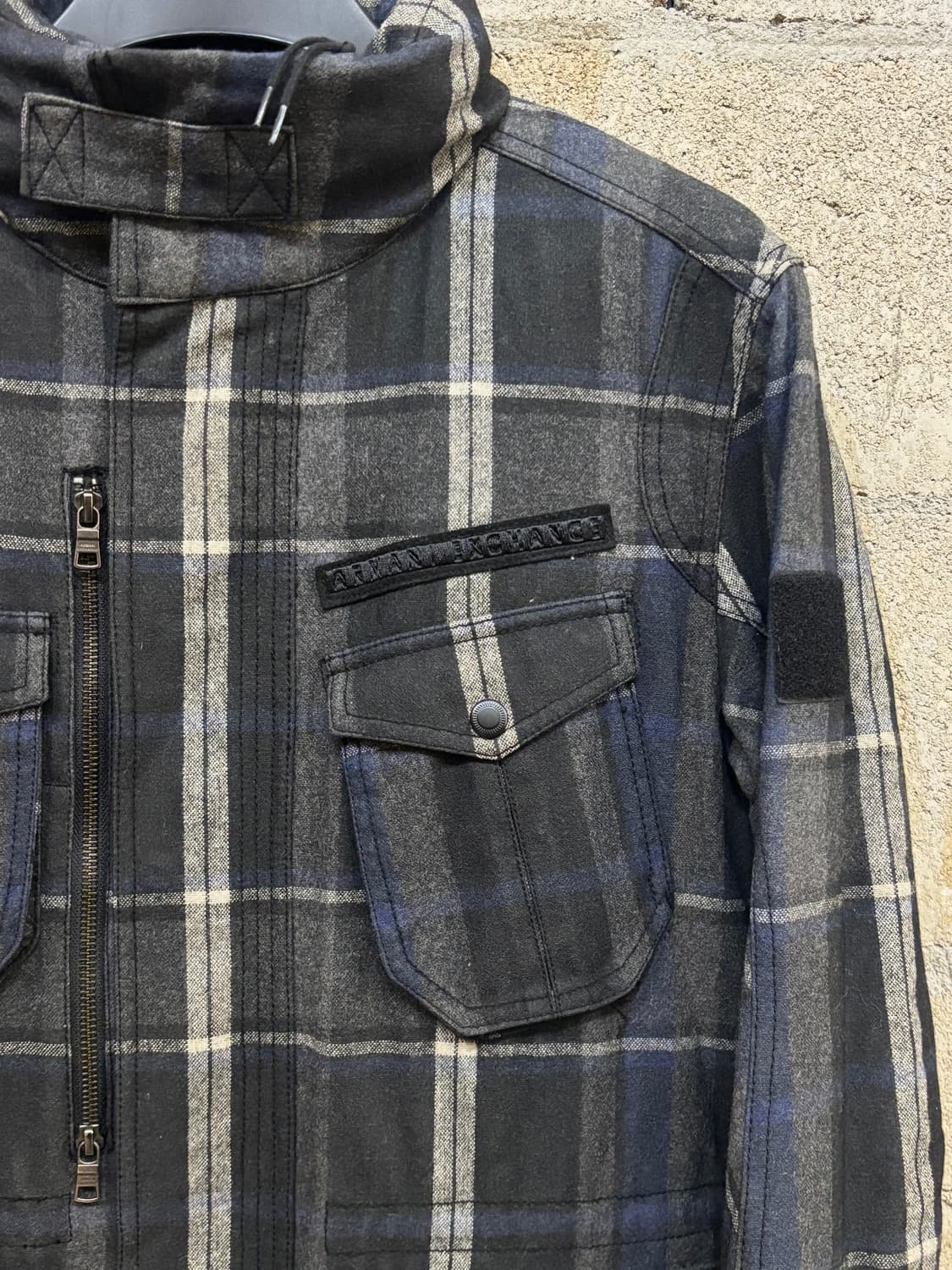 아르마니 익스체인지 울 필드 자켓 상품이미지6