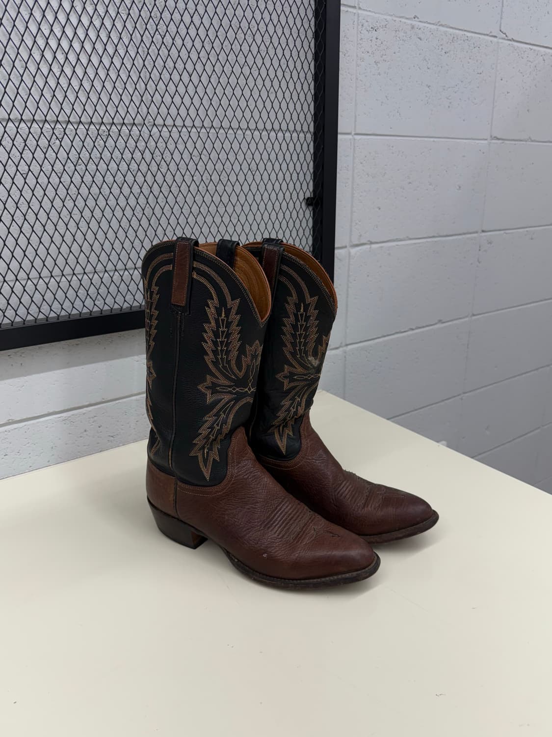 Lucchese 2000 Two Tone Brown 8.5D 상품이미지1