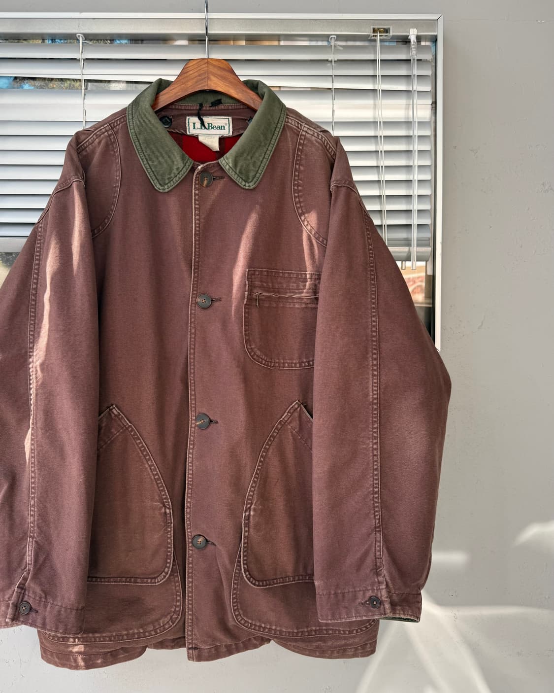 L.L.Bean 90s USA made canvas hunting 자켓  상품이미지2