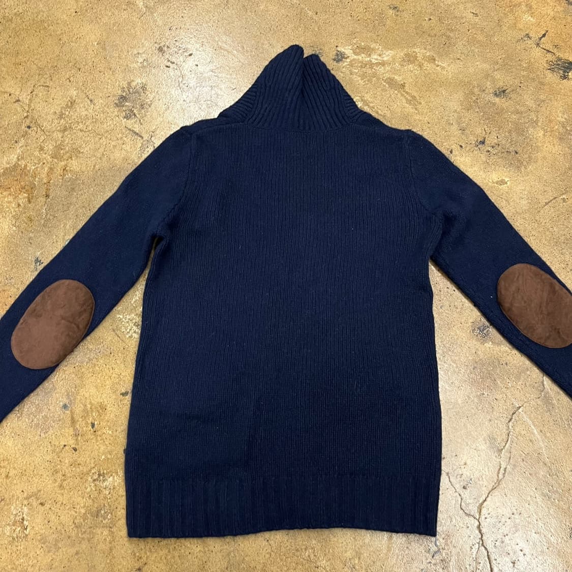 [정품/XL] 폴로 랄프로렌 네이비 엘보우패치 가디건 b8 상품이미지4