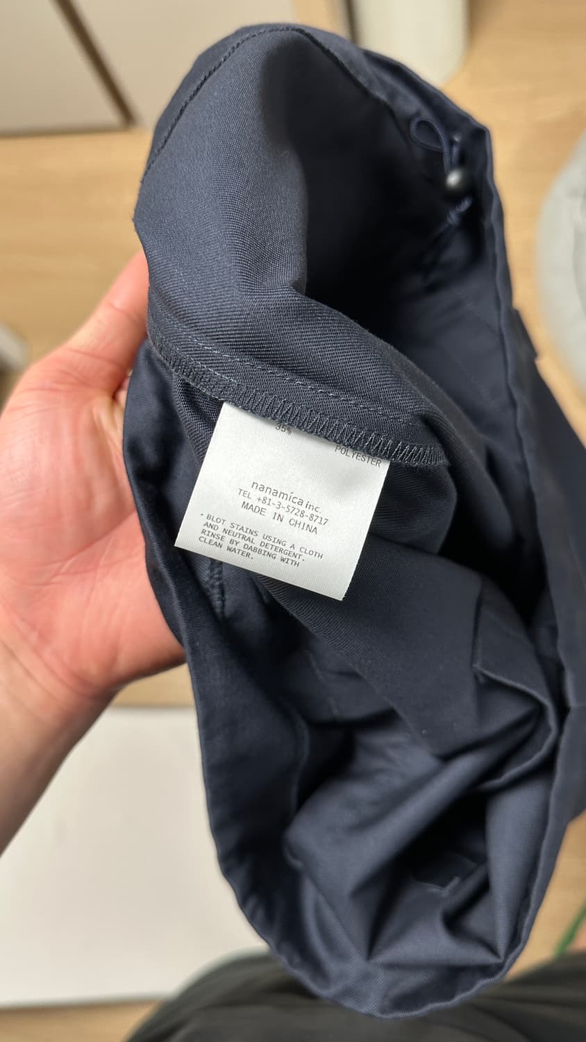 나나미카 치노 토트백 네이비 상품이미지5