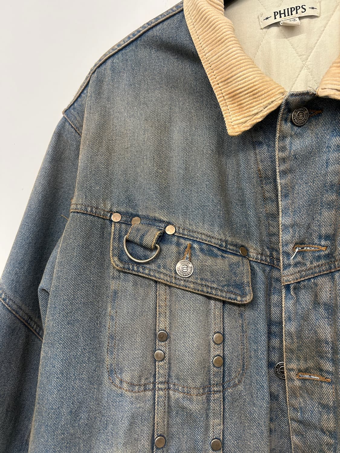 PHIPPS 핍스 스터드 데님 재킷 상품이미지4