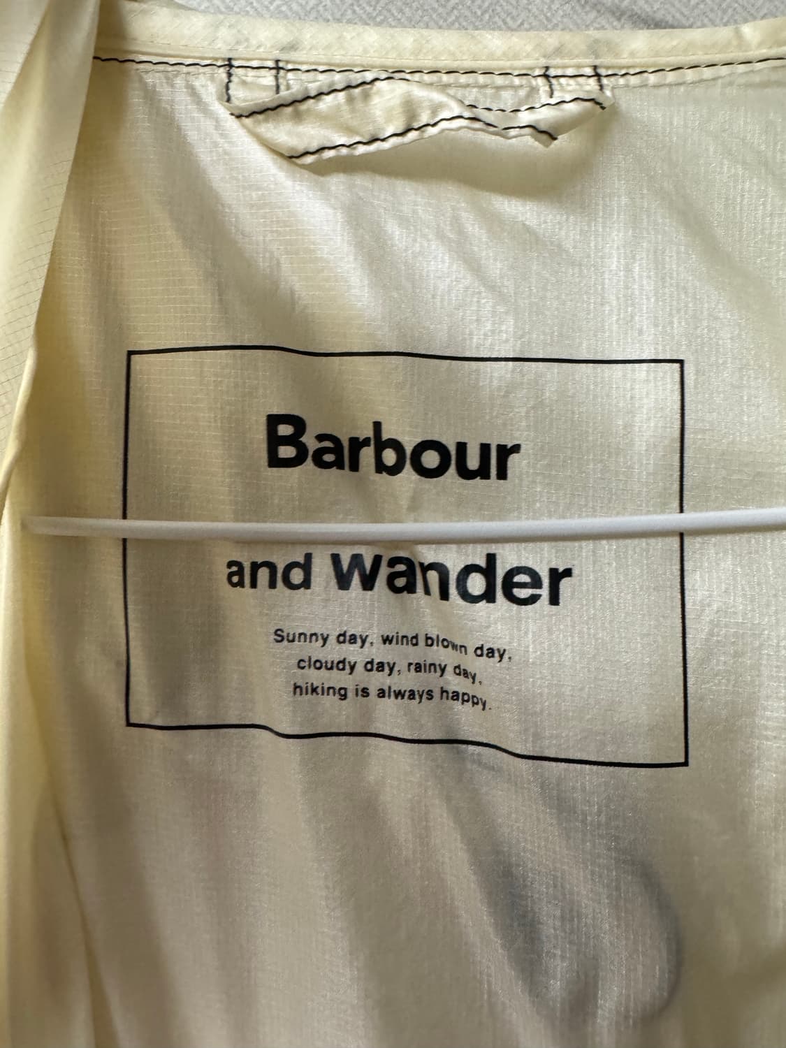 Barbour x and Wander a7 바람막이 자켓 상품이미지5