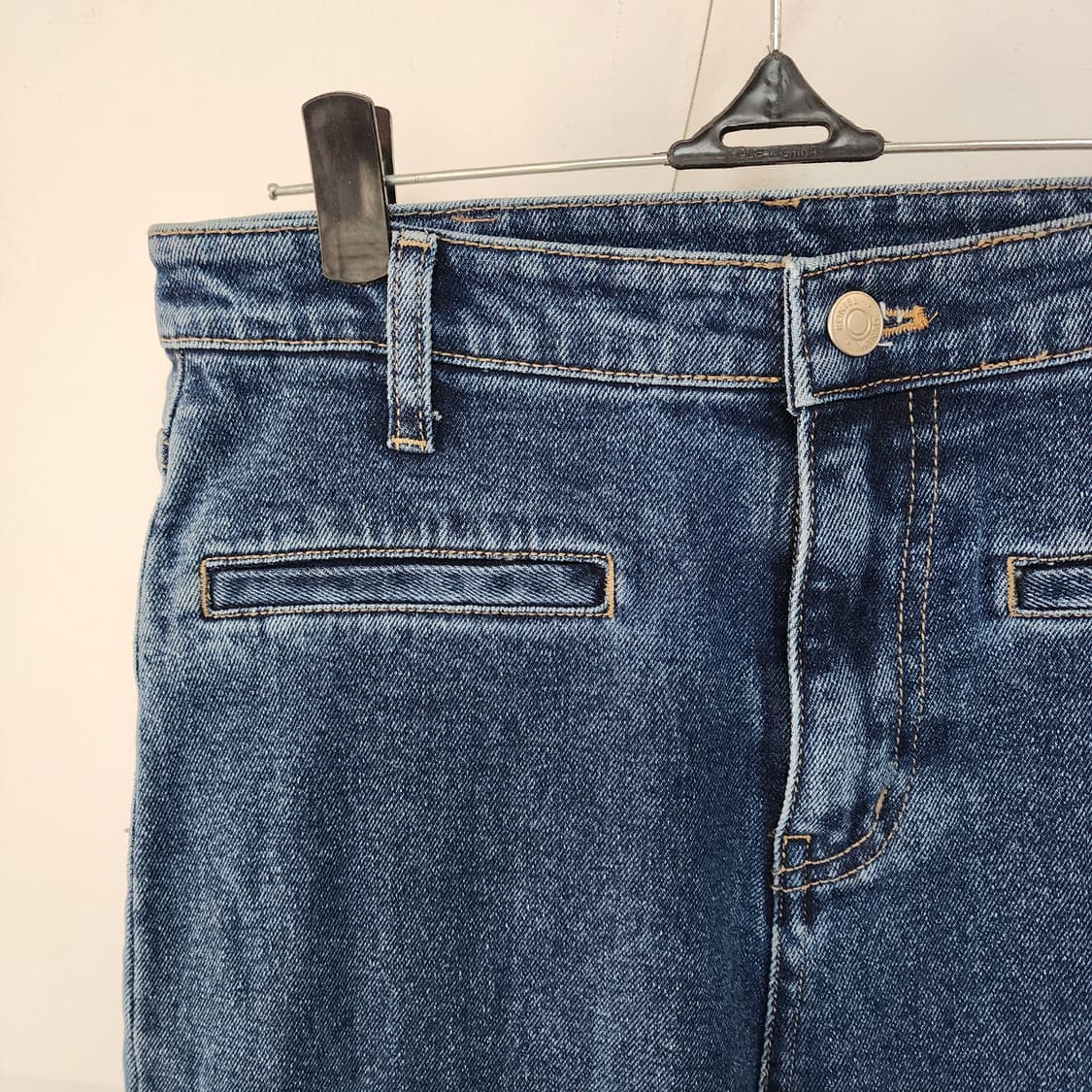 RONIEL 청색 데님 와이드 팬츠 상품이미지2