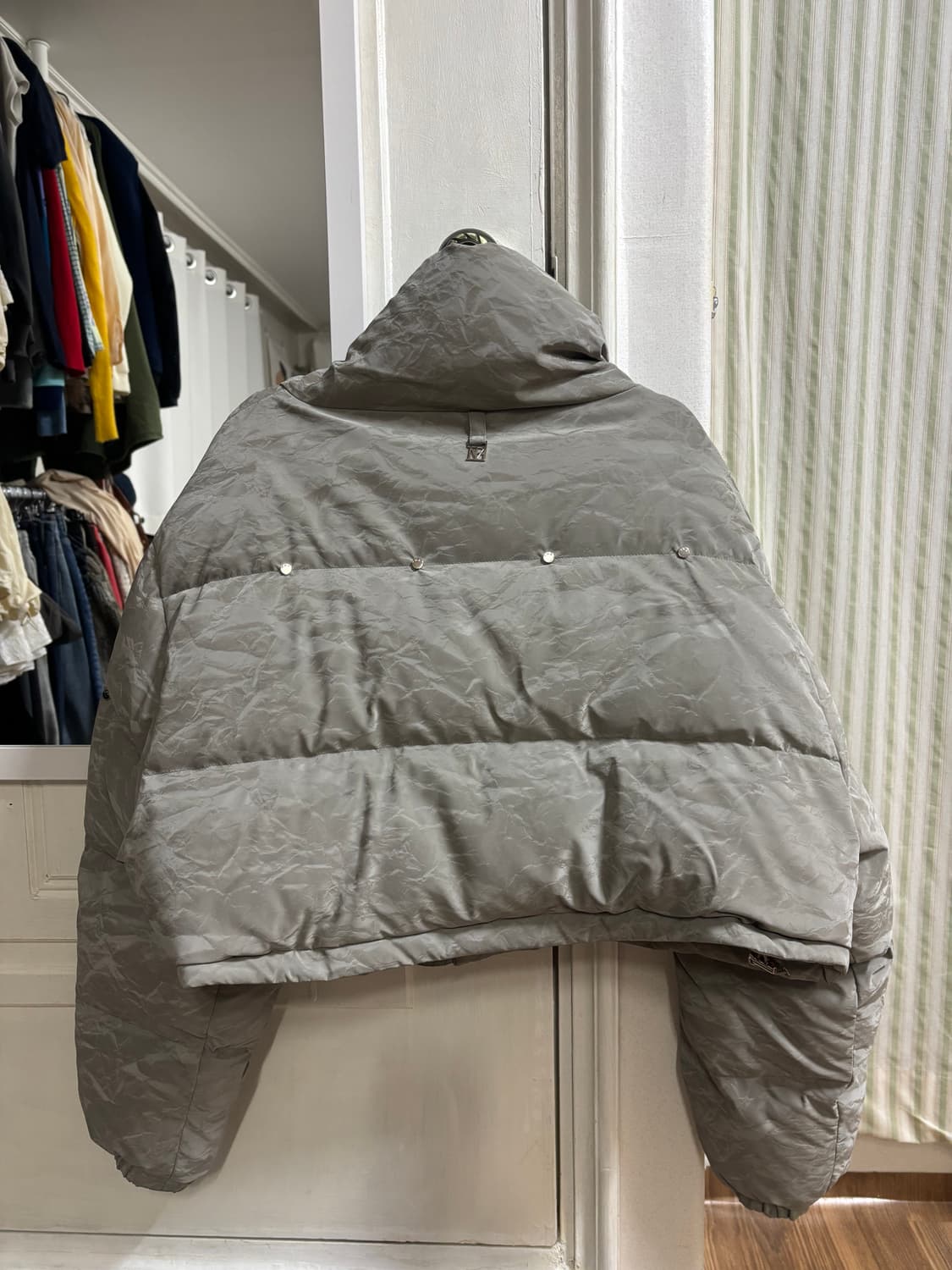 트리밍버드 24fw 크랙 링클 패딩 점퍼 treemingbird 상품이미지2