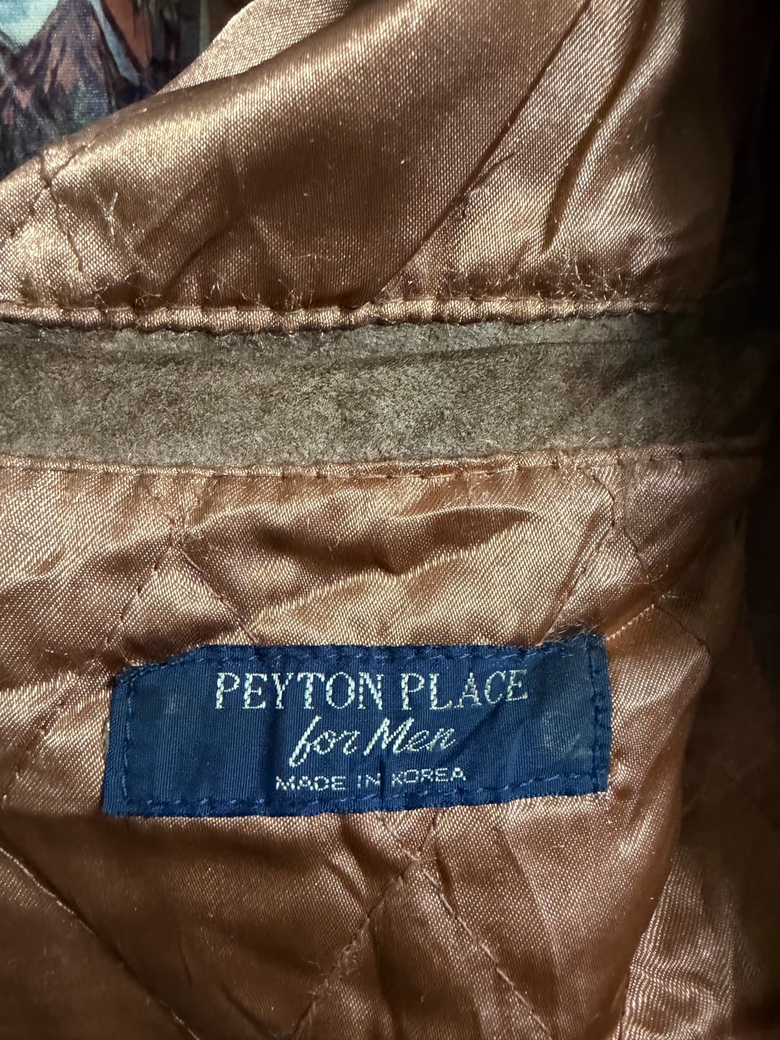 90s 페이튼 플레이스 스웨이드 블루종 상품이미지4