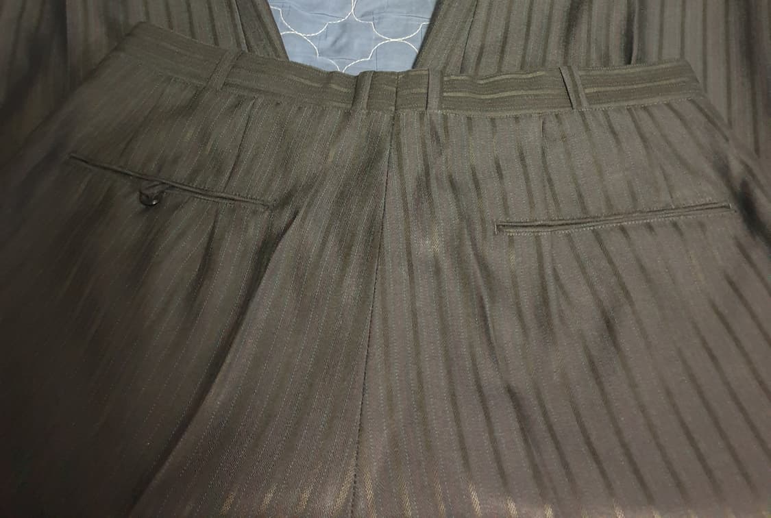 (맞춤정장) 라이프젠틀맨 쿼터 스트라이프 링클프리 울혼방 수트 셋업 상품이미지5