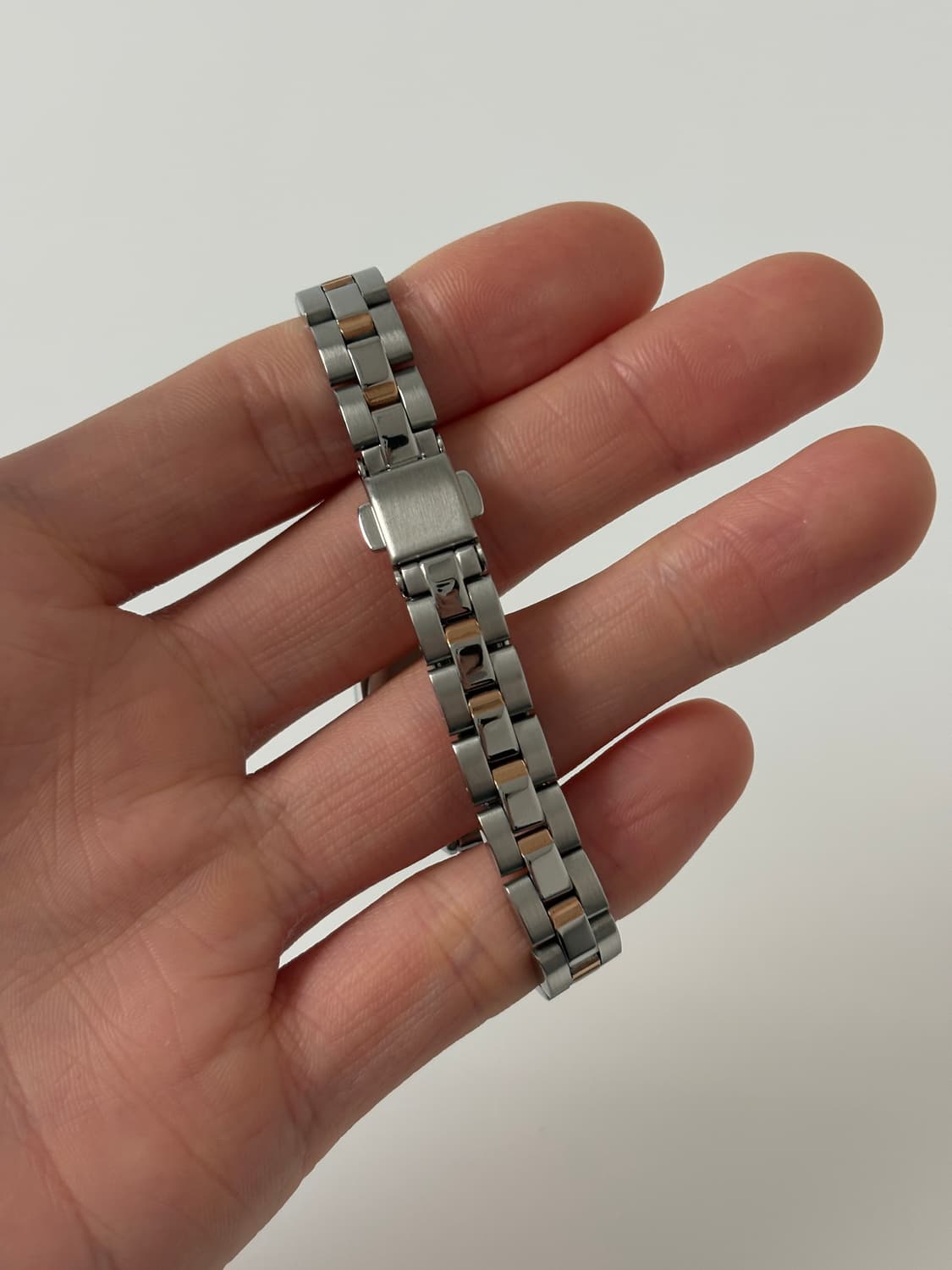 오리엔트 1990년대 빈티지 시계 실버 오벌 쿼츠 여성  상품이미지7