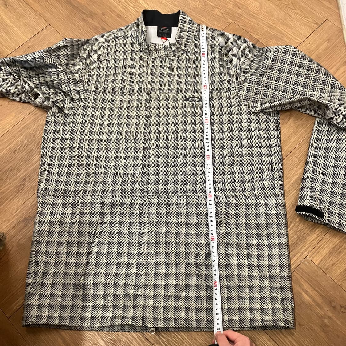 N252 오클리 체크 바람막이 자켓 상품이미지7