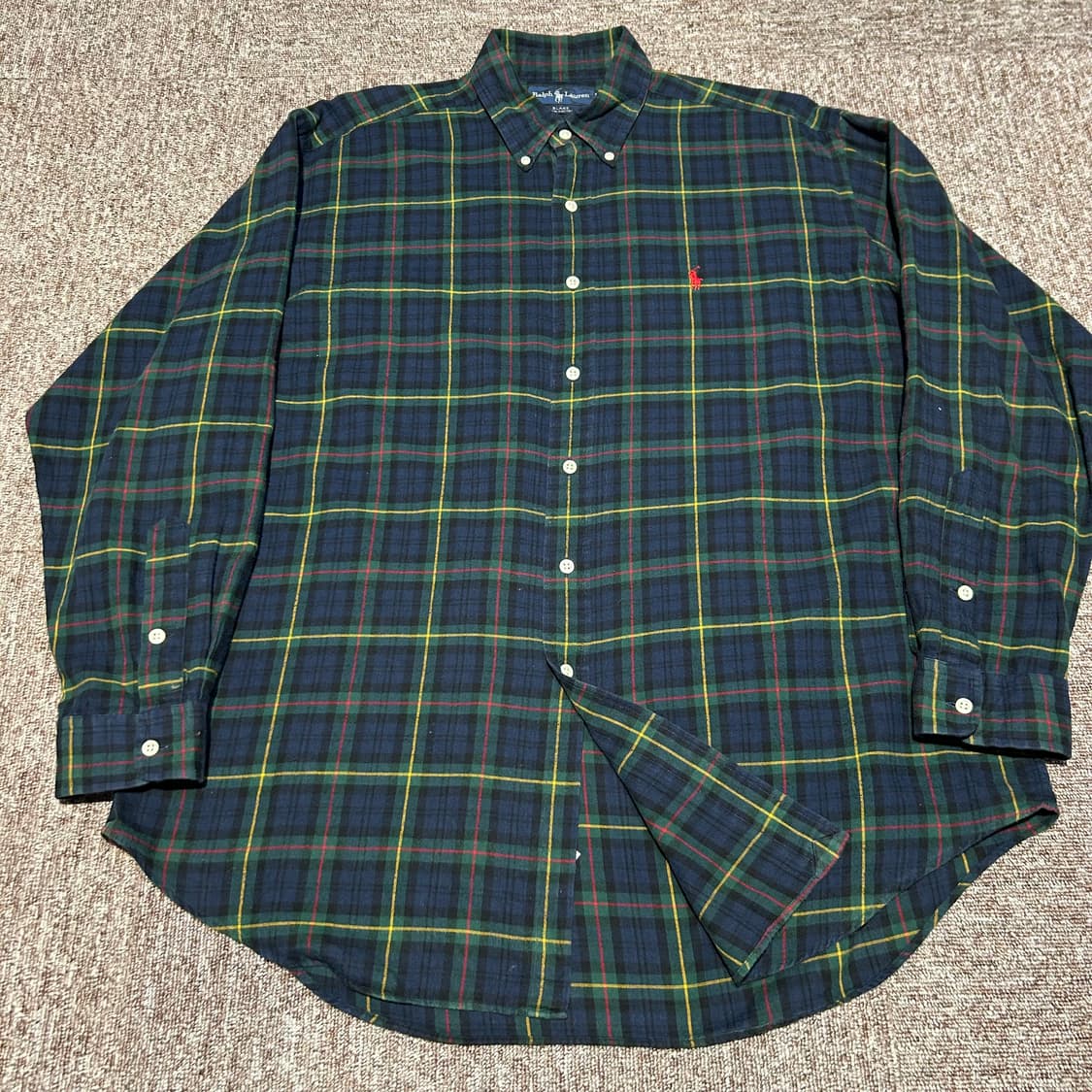 L) 폴로 랄프로렌 클래식 플란넬 체크 셔츠 상품이미지4
