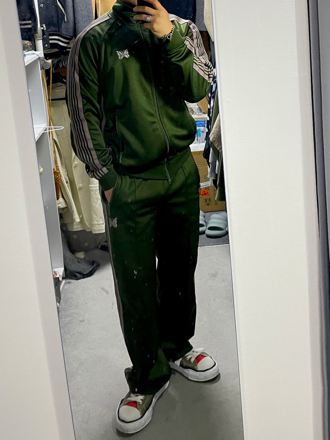 (S) 니들스 트랙 자켓 올리브 스트레이트 상품이미지2