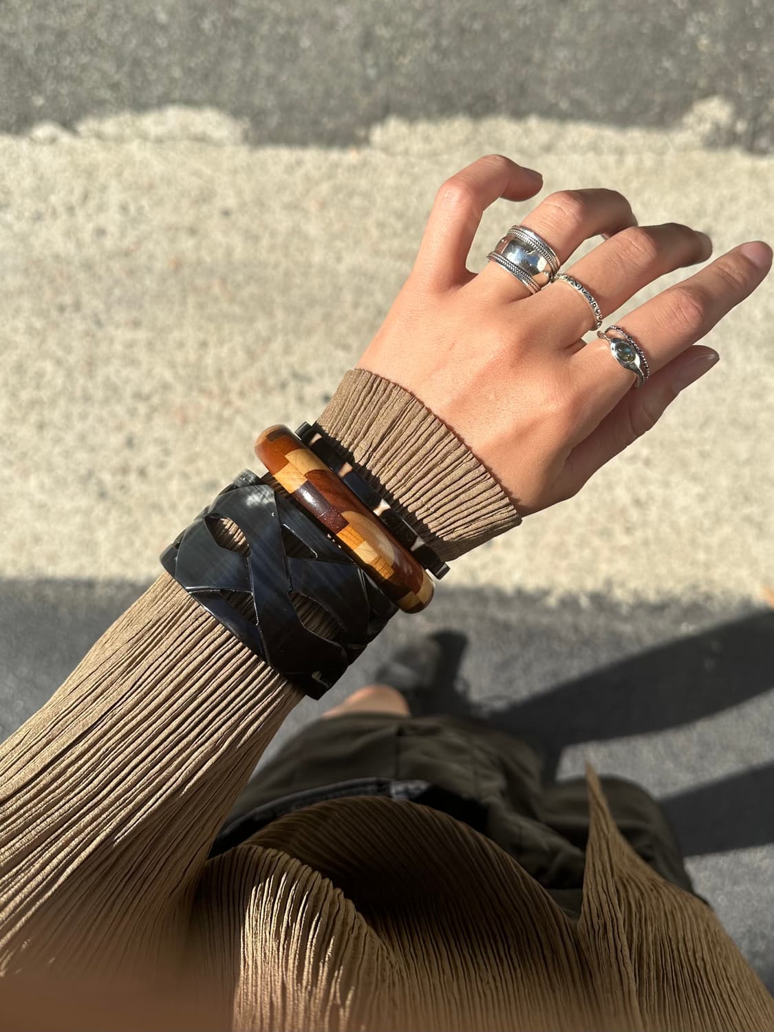 carve cow's horns bangle 상품이미지2