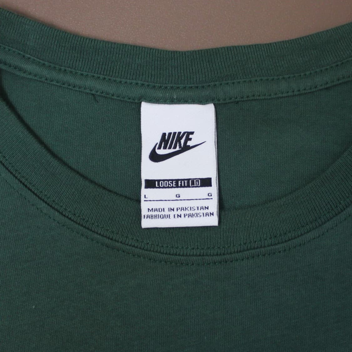 Nike 나이키 올드스쿨 올리브 브린 자수 라운드 반팔 P396 상품이미지3