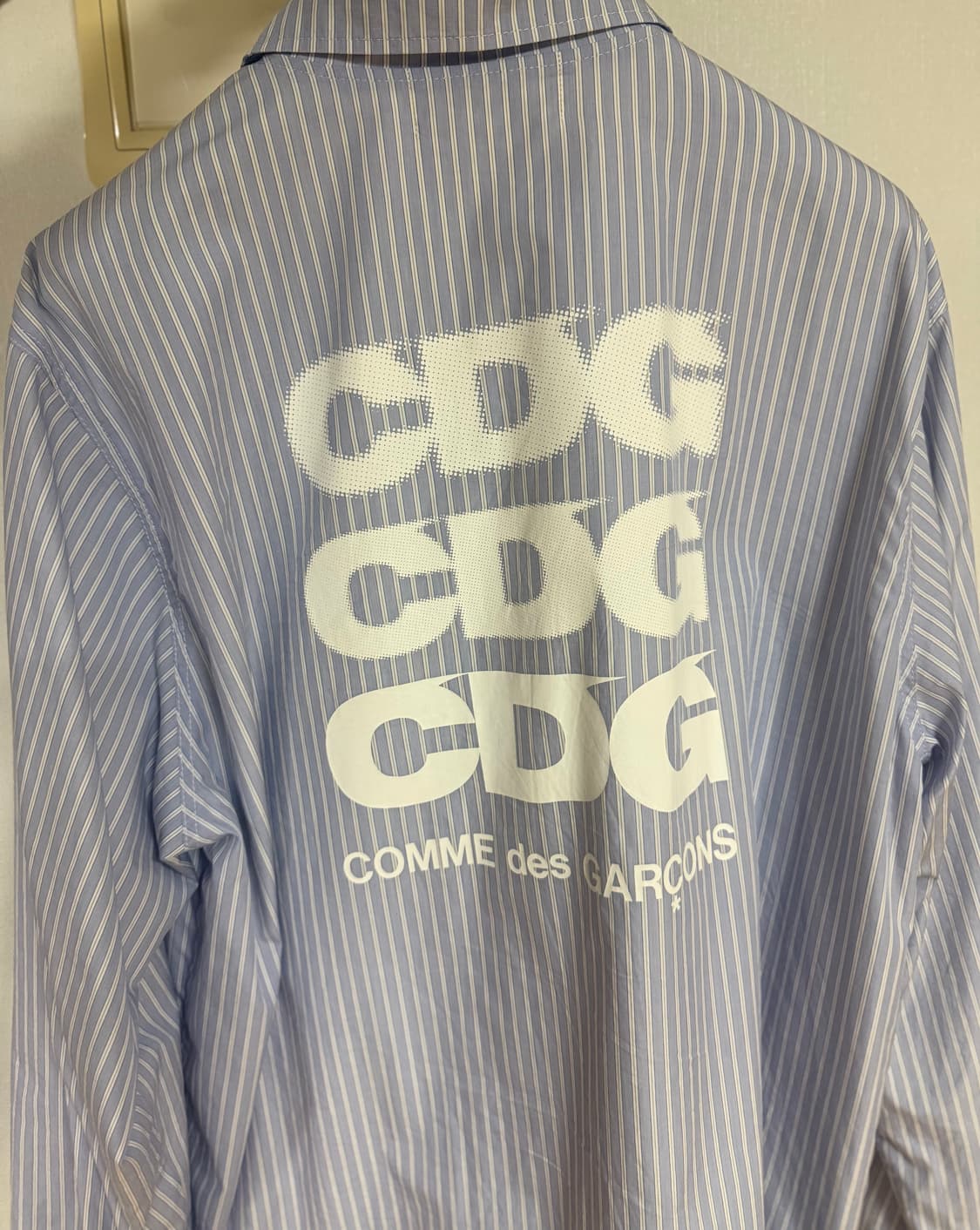 꼼데가르송 스트라이프 코치자켓 상품이미지1