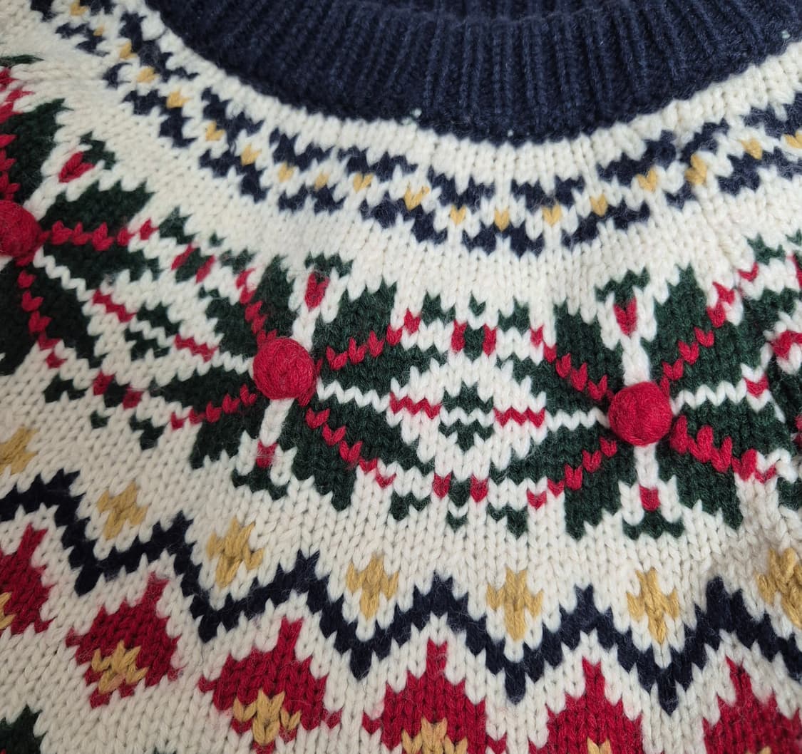 페어아일 크리스마스 니트 상품이미지2