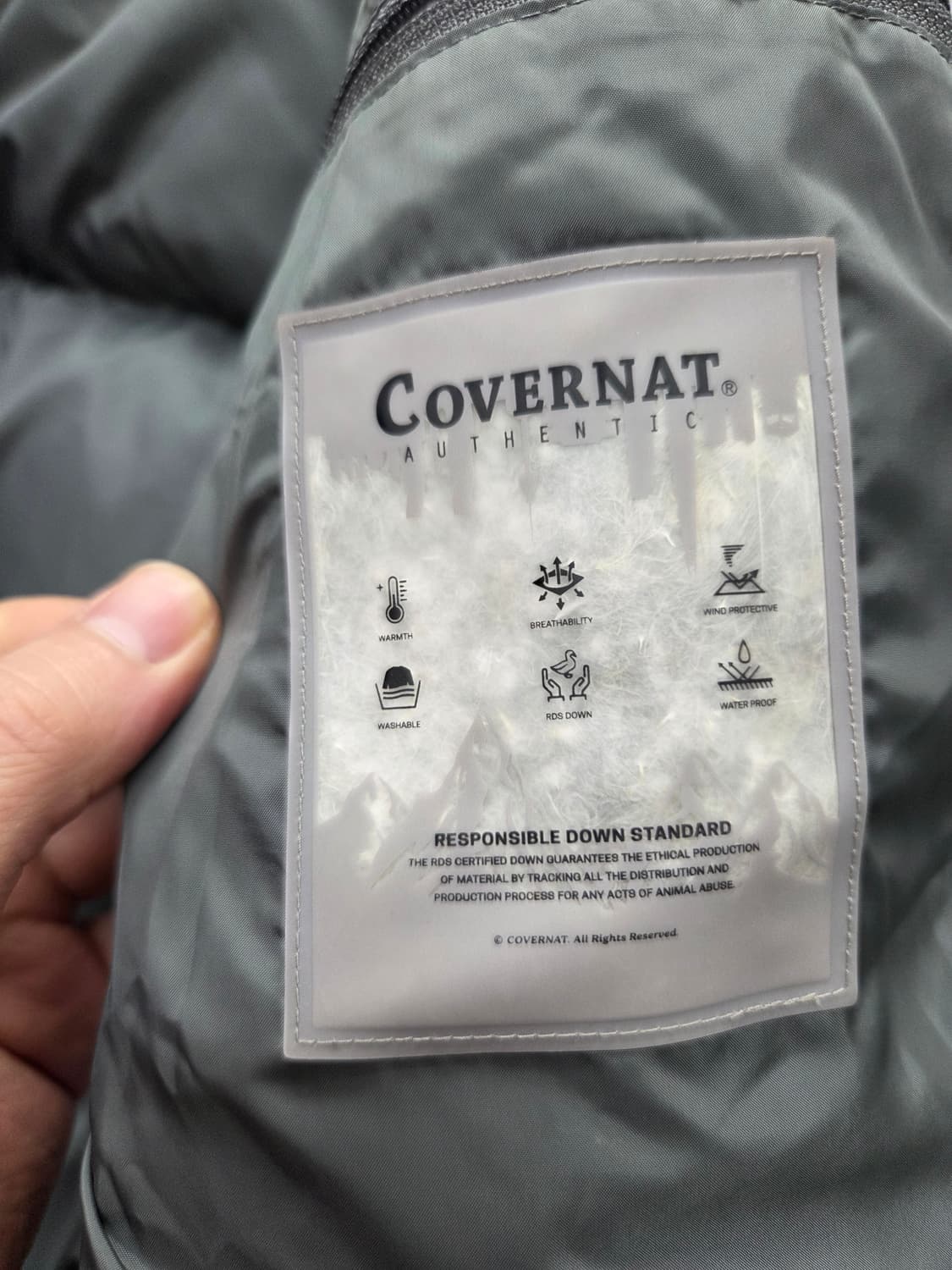 커버낫 덕다운 숏 푸퍼 패딩 상품이미지7