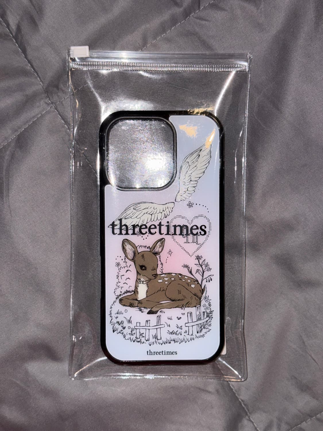 쓰리타임즈 Sleepy bambi iphone case 상품이미지2