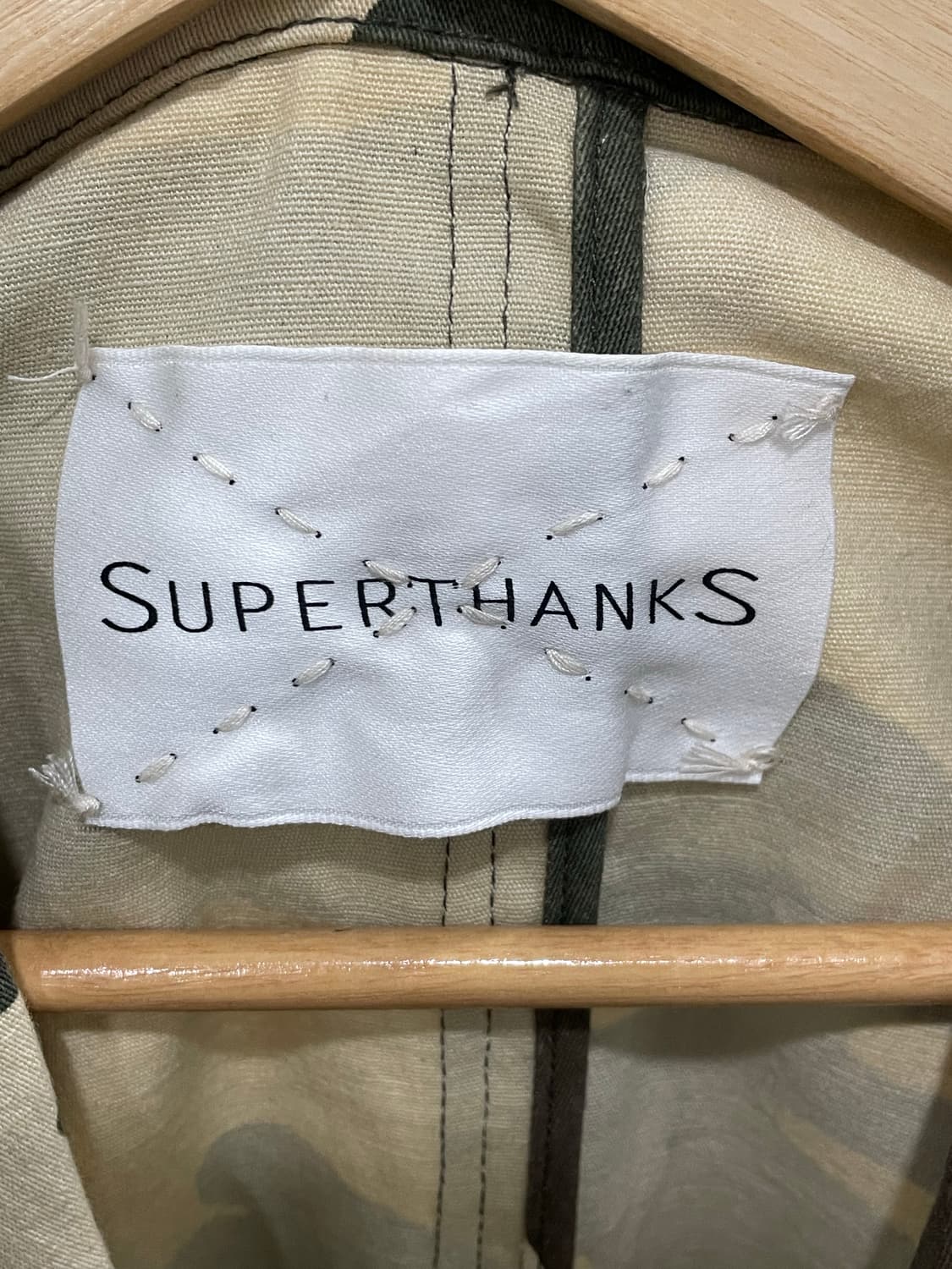 Jpn SUPERTHANKS 카모플라쥬 사이드 테이핑  블레이저 자켓 상품이미지3