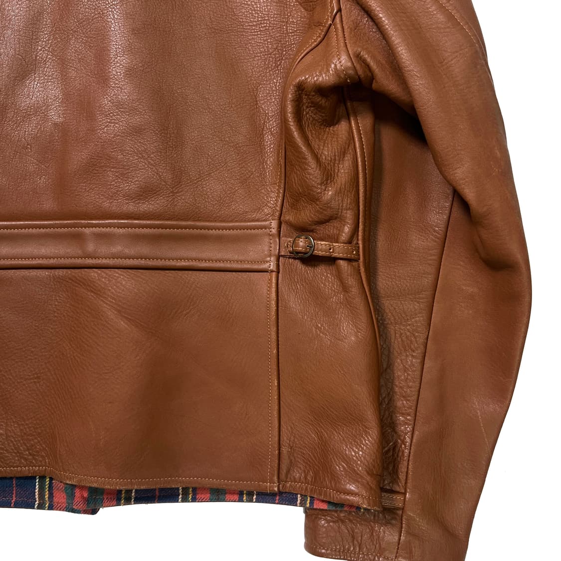 웨어하우스 레더 스포츠 자켓 브라운 (L) 상품이미지8