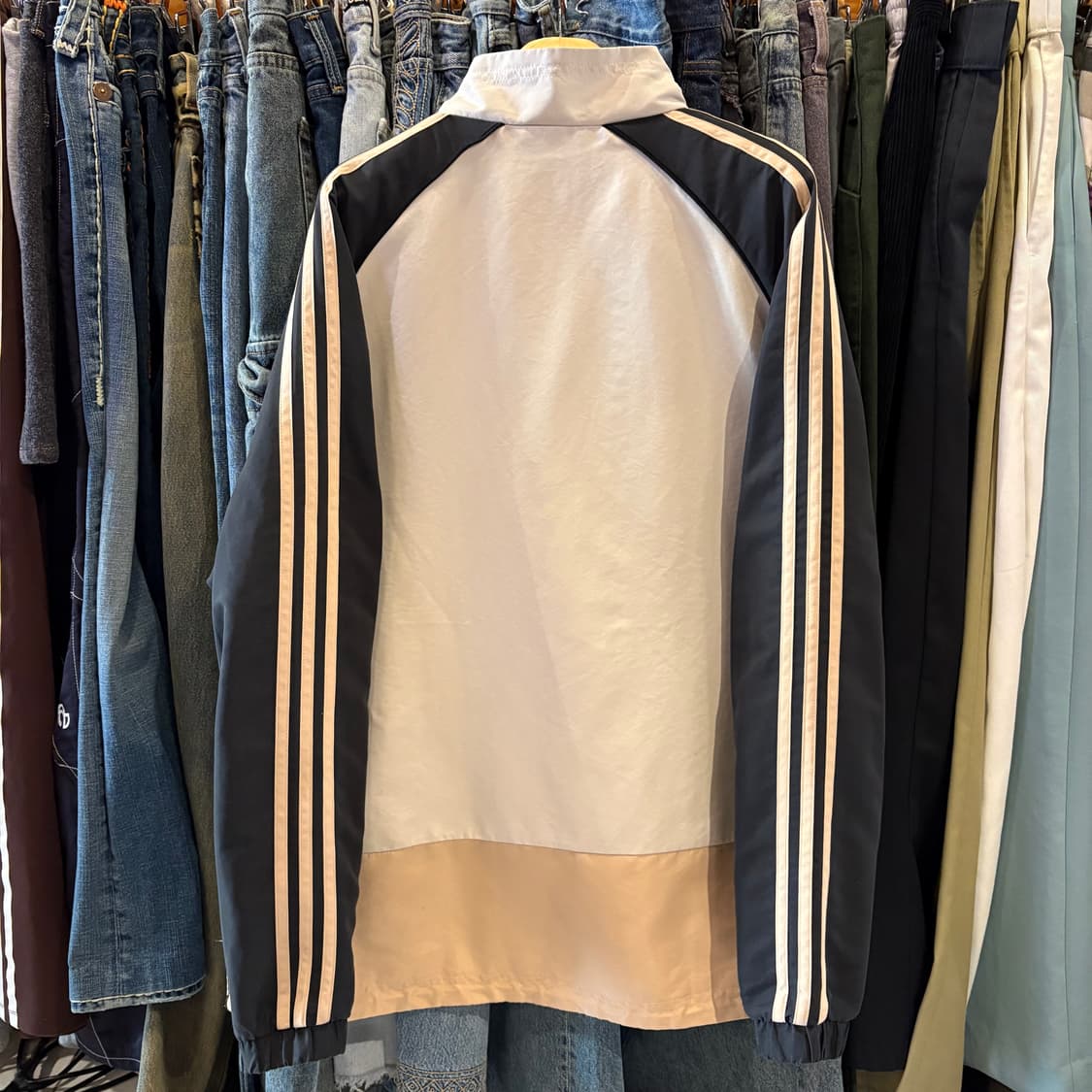 아디다스 우븐 아노락 반집업 웜업 상품이미지5