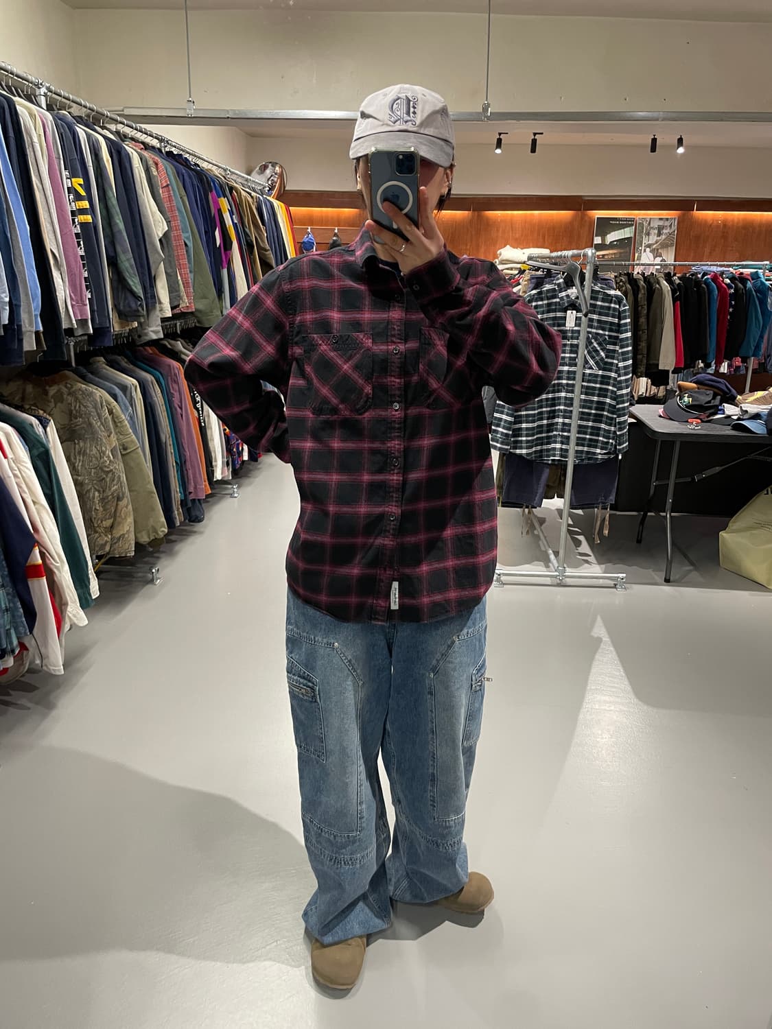 칼하트 체크 셔츠  상품이미지3