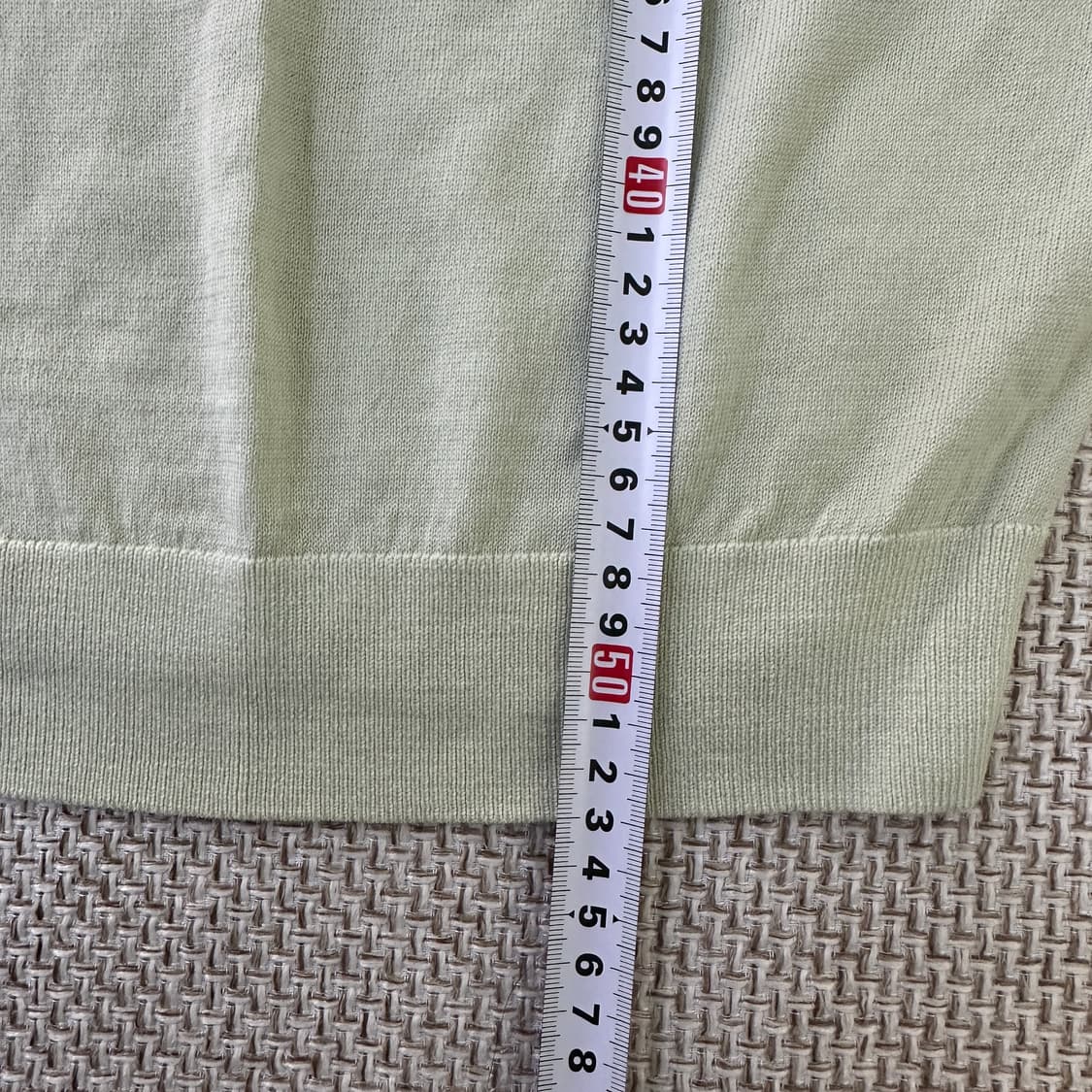 S 유니클로 립 니트 반팔 0410D 상품이미지5