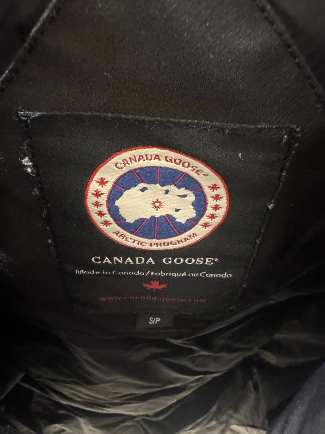 캐나다구스 블랙 패딩 S 상품이미지3