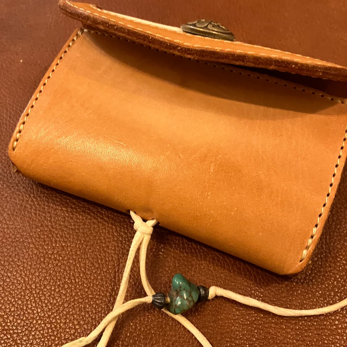 빈티지 레더 콘초 카드 케이스 상품이미지6
