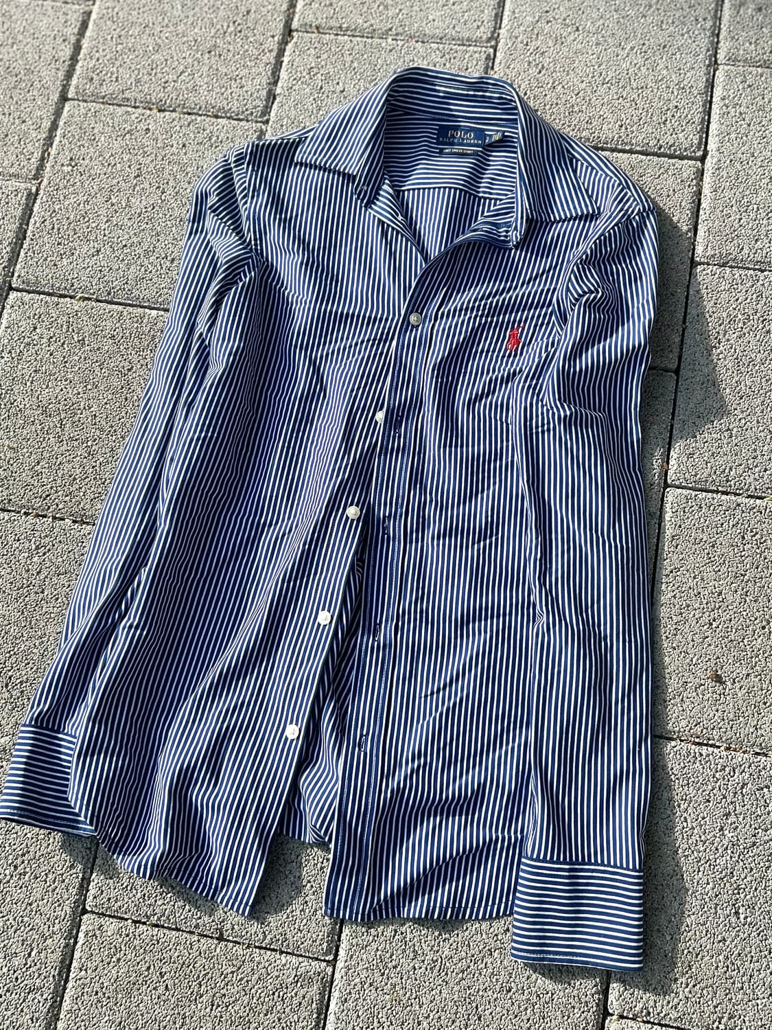 *Rare* 폴로 니트 드레스 네이비 스트라이프 셔츠 상품이미지4