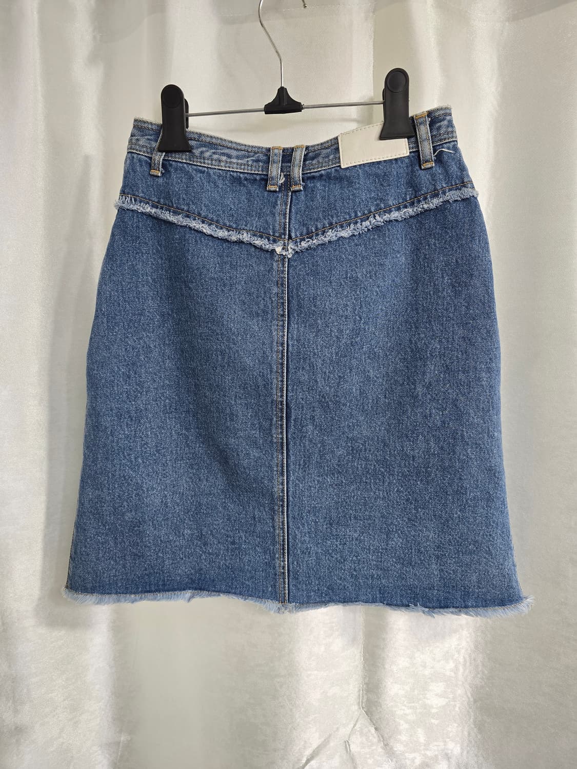 SJYP 청 데님 앞단추 스커트 (1610) 상품이미지2