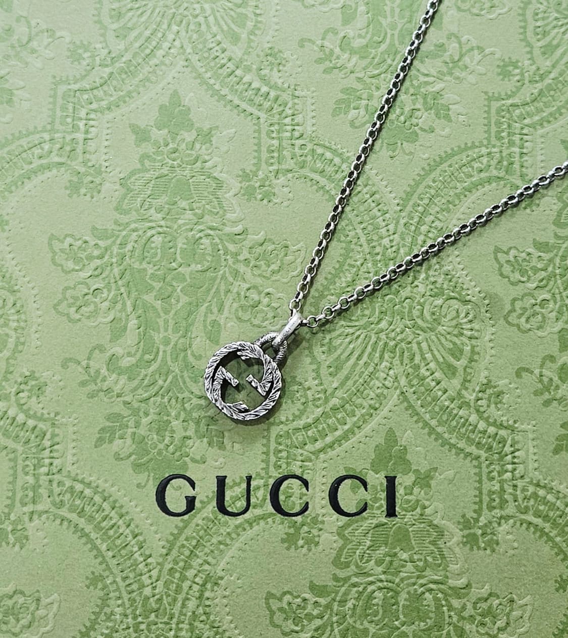 구찌 인터로킹 G 팬던트 목걸이 [정품] 상품이미지1