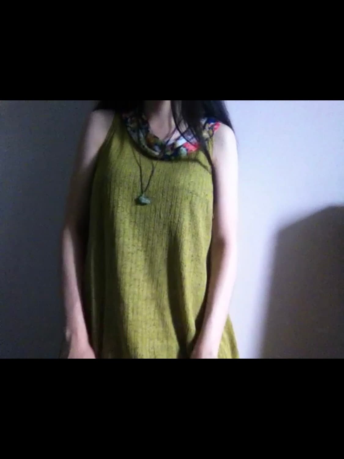 Flower Neck Long Top 플라워넥 롱 탑 상품이미지9