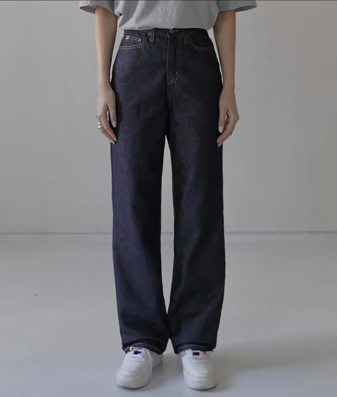 밀리언코르 생지 데님 사이즈 s 상품이미지1