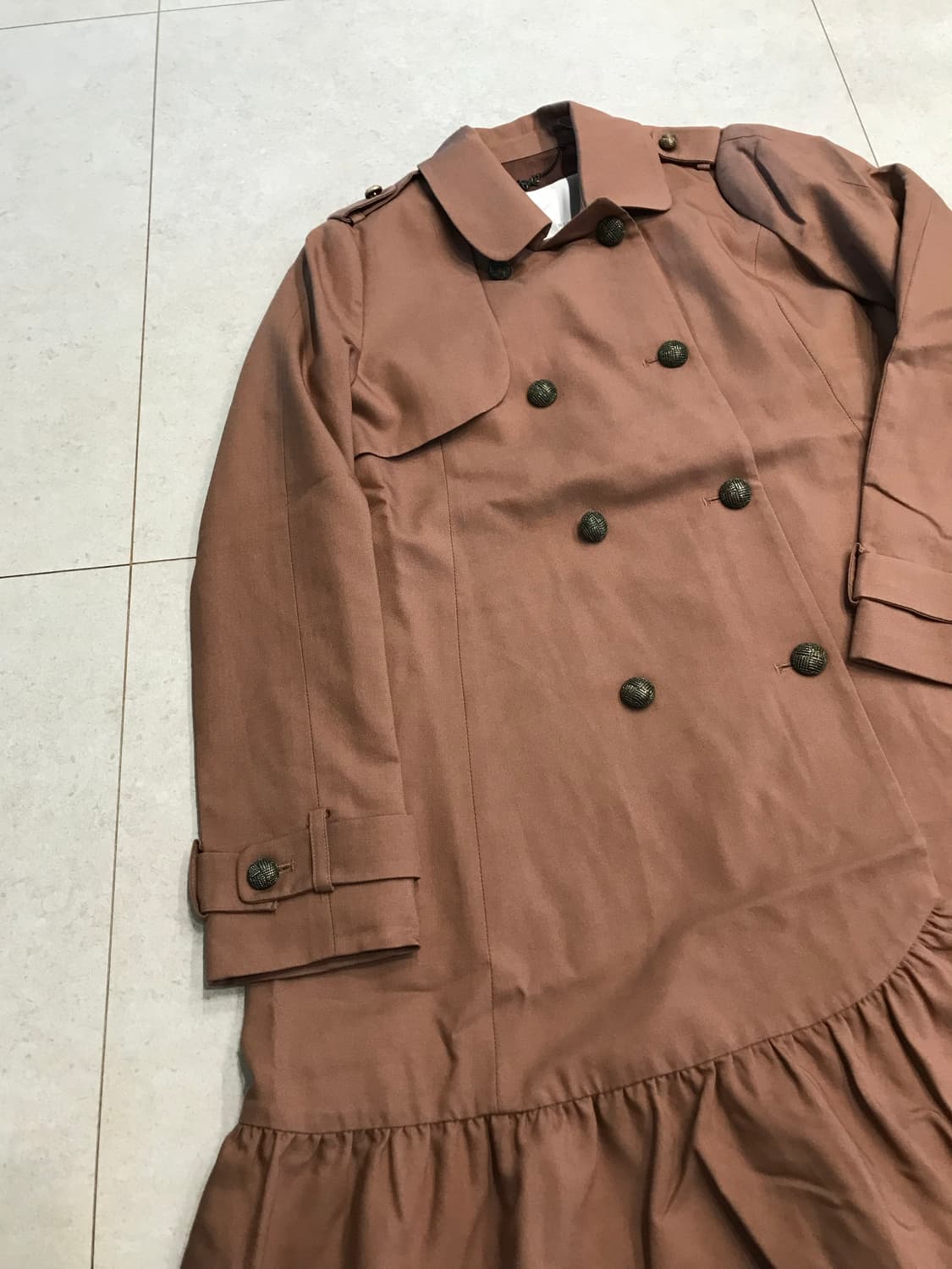 빈티지 라떼갸루 대장 카라 코트 상품이미지2