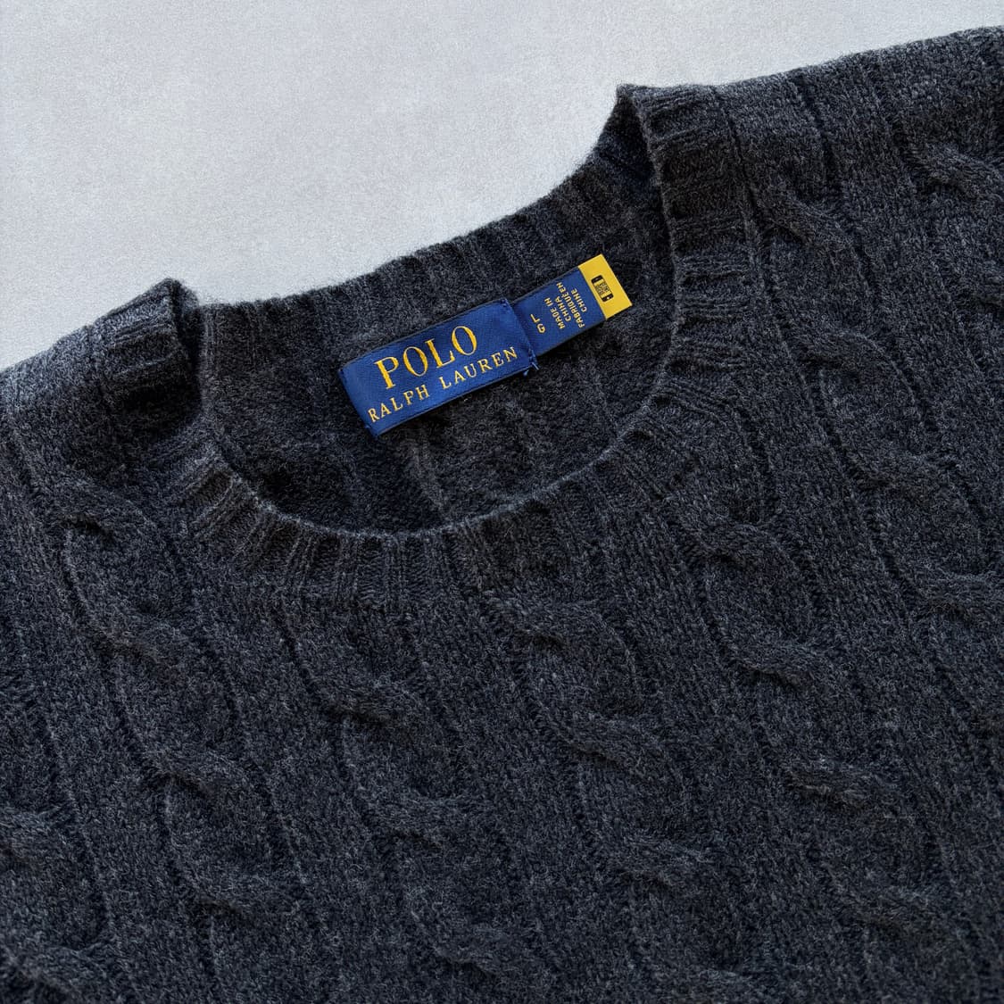 [L]폴로 랄프로렌 캐시미어 꽈배기 케이블 니트 상품이미지7