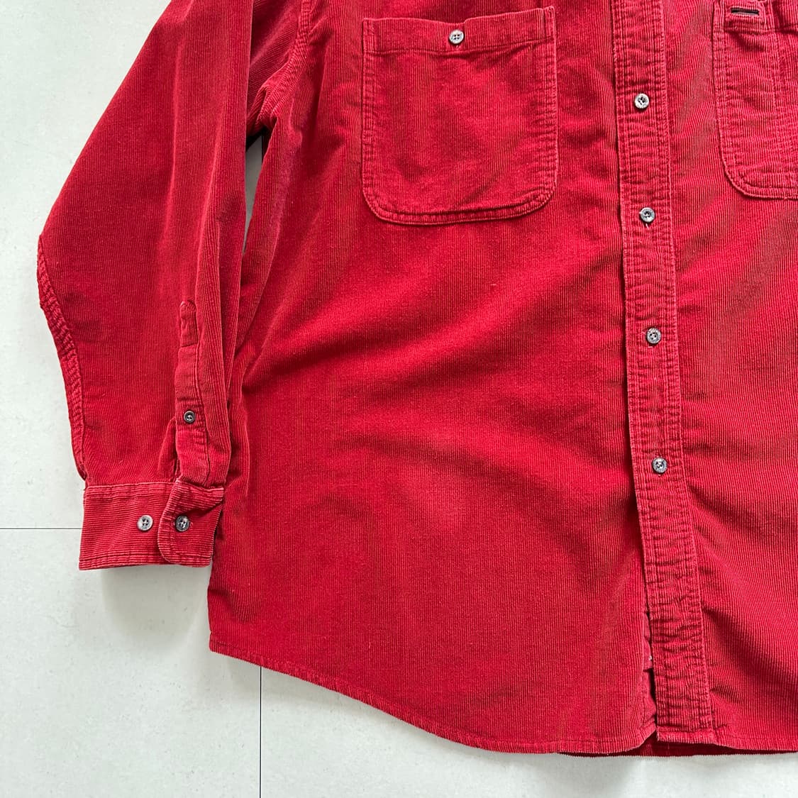 90s 팀버랜드 코듀로이 워크 셔츠 XL 상품이미지4