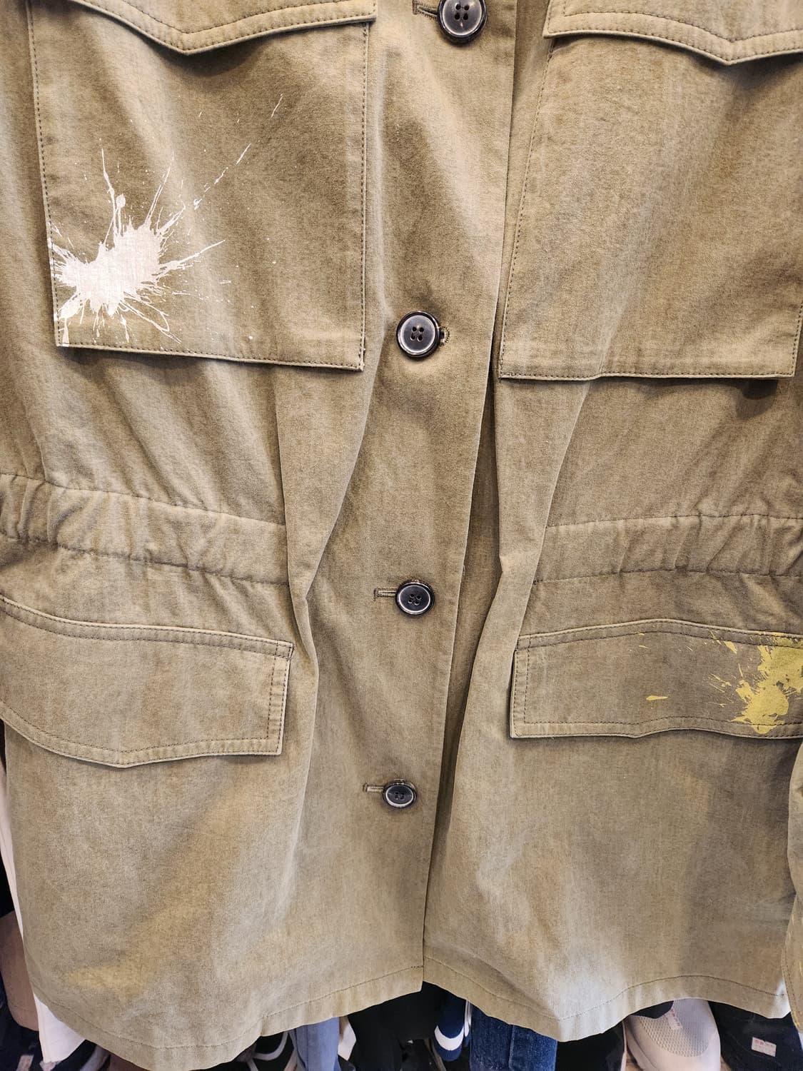 시스템 카키 야상 자켓 상품이미지4