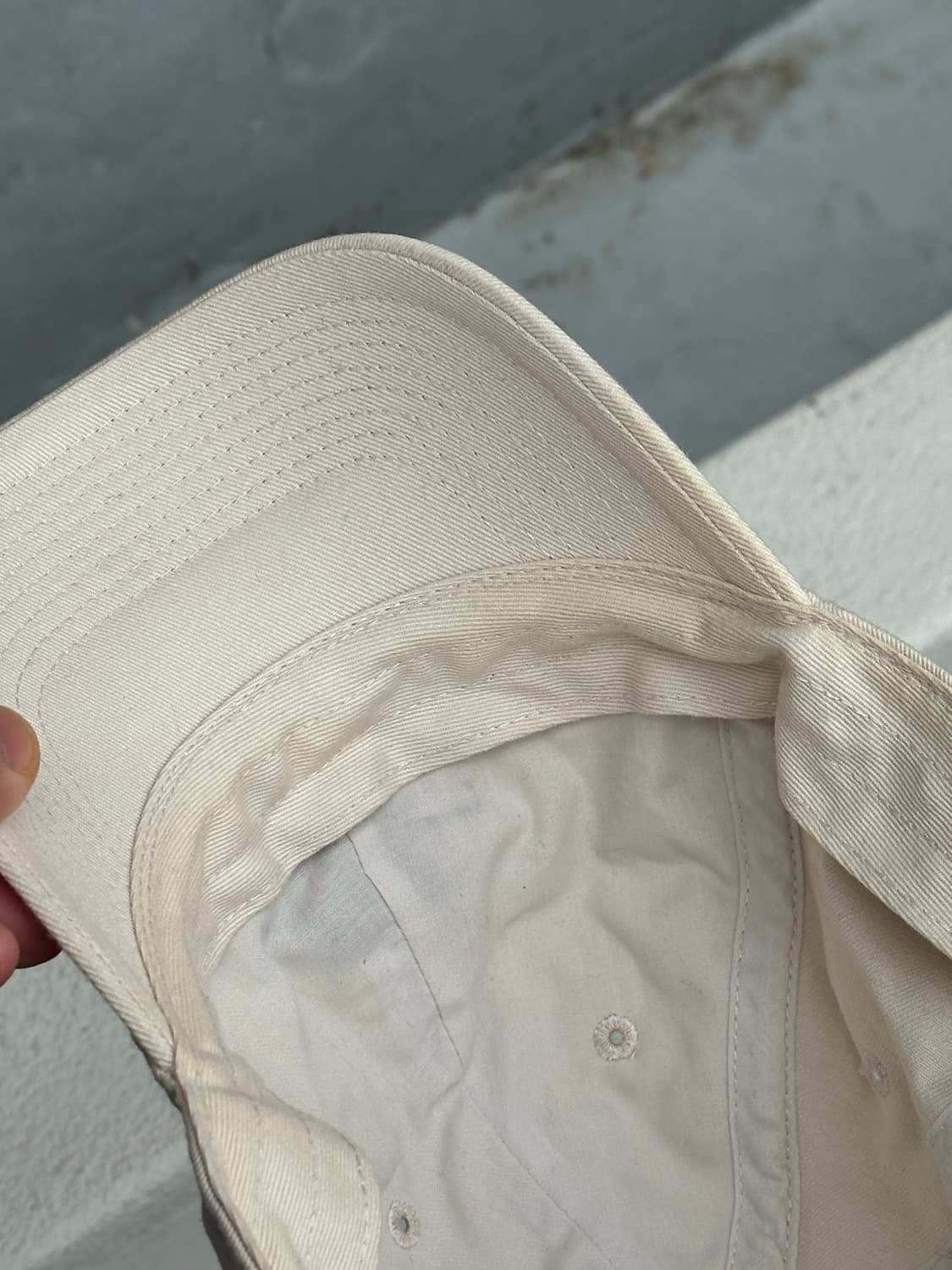 [F] 나이키 로고 아이보리 볼캡 모자 상품이미지5