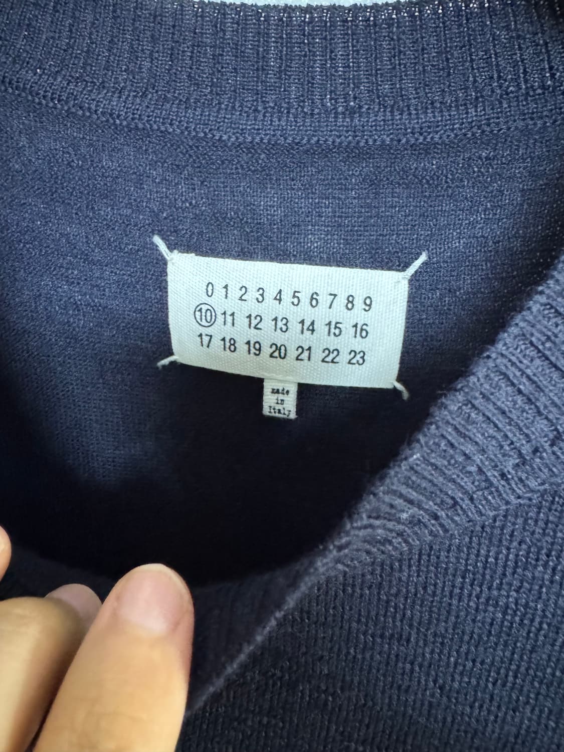 마르지엘라 엘보우 패치 니트 상품이미지4