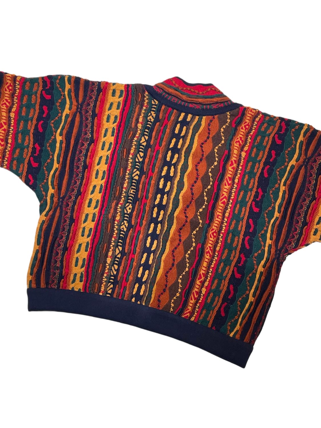 쿠지 브이넥 케이블 니트 상품이미지6