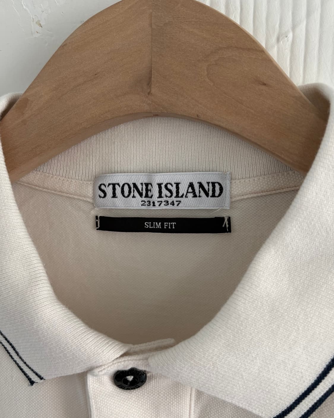 Stone Island 스톤아일랜드 아이보리컬러 슬림핏 PK 카라티셔츠 상품이미지5