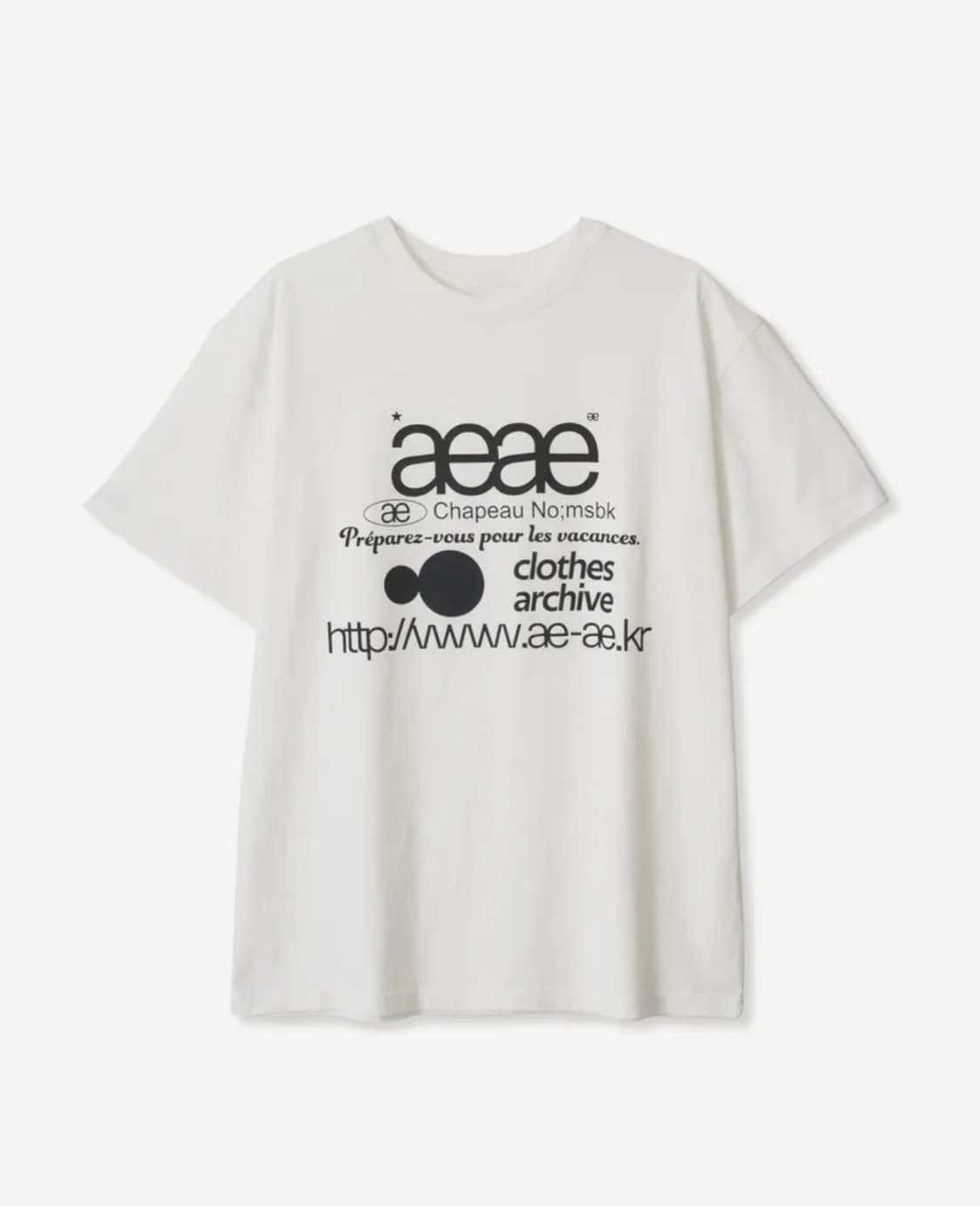 WEB LOGO T-SHIRTS [WHITE] 상품이미지1