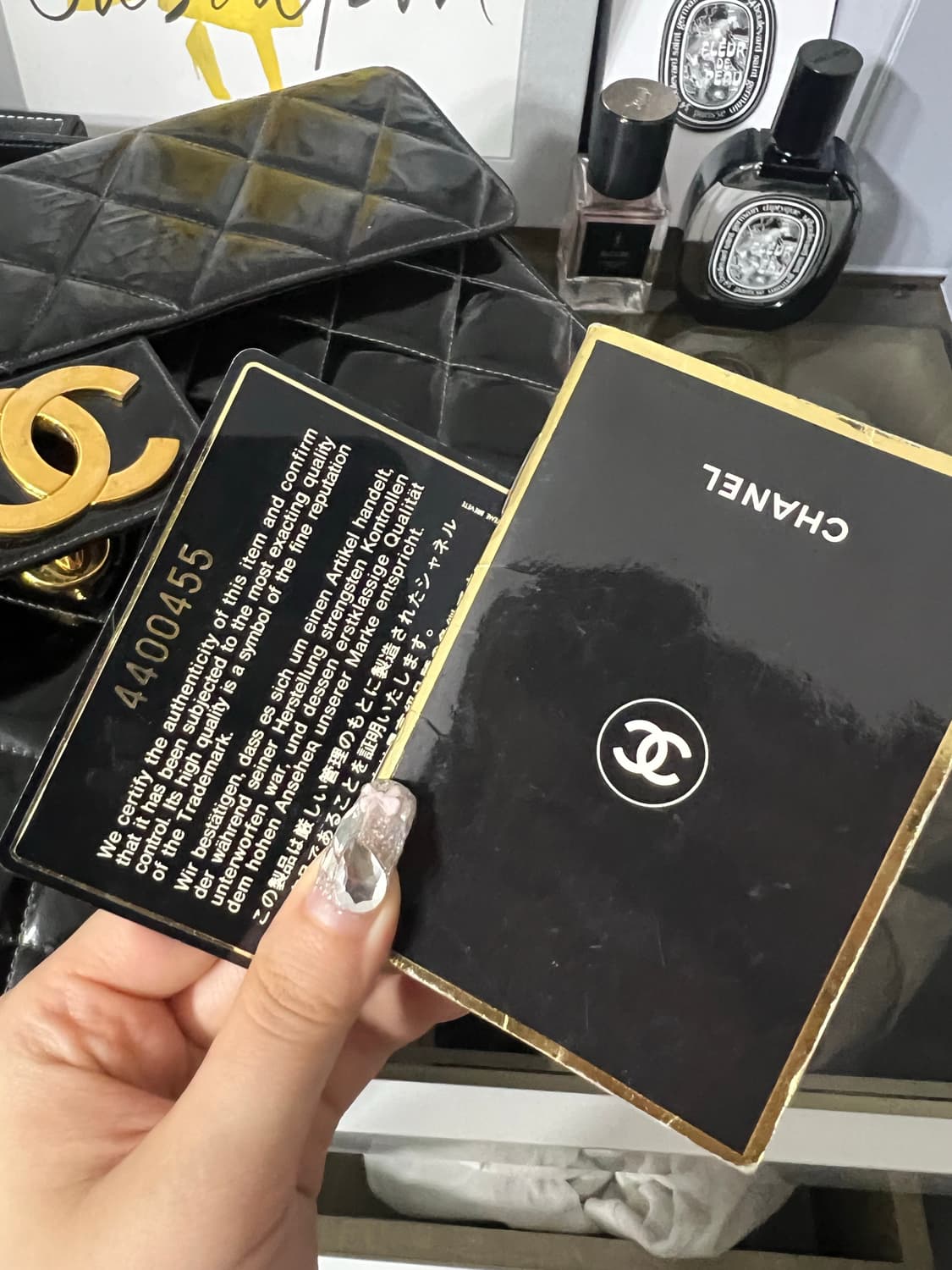 빈티지 샤넬 브리프 케이스 상품이미지4