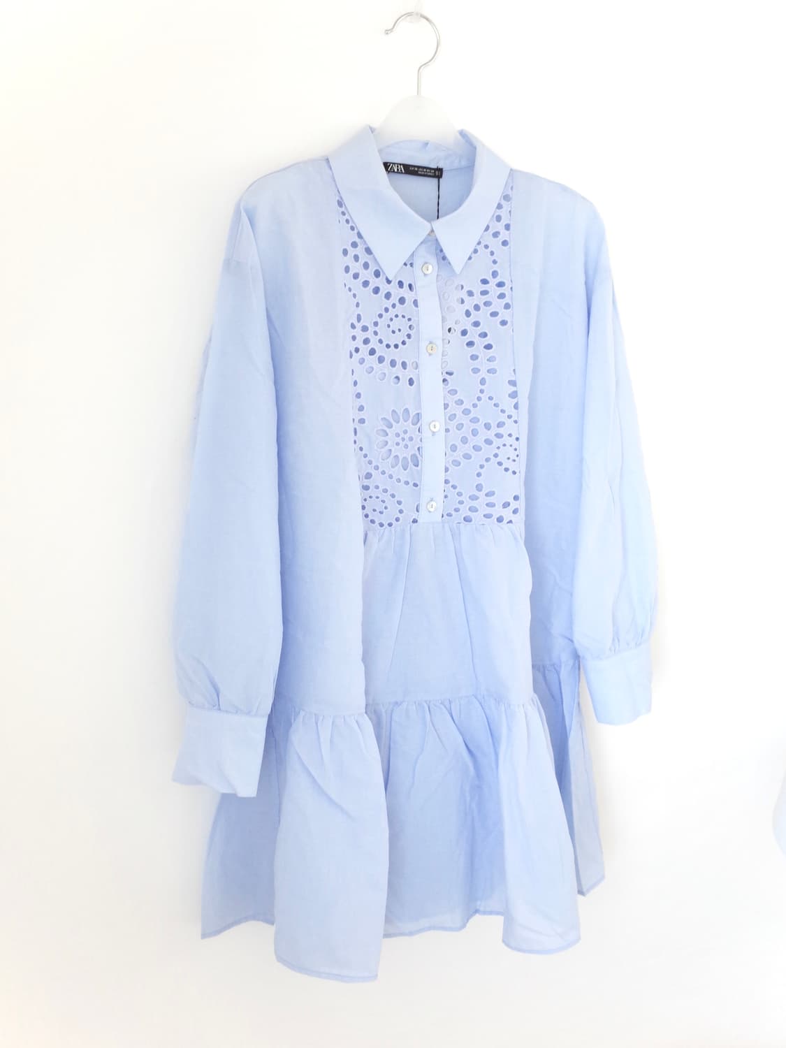 [택O새상품] 자라 펀칭 셔츠 원피스 상품이미지1